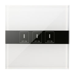 EU UK Smart WiFi Touch Light Wall Switch Module Wirel EL-03 3-Gang AC 90-250V 2A 400w 86 Type