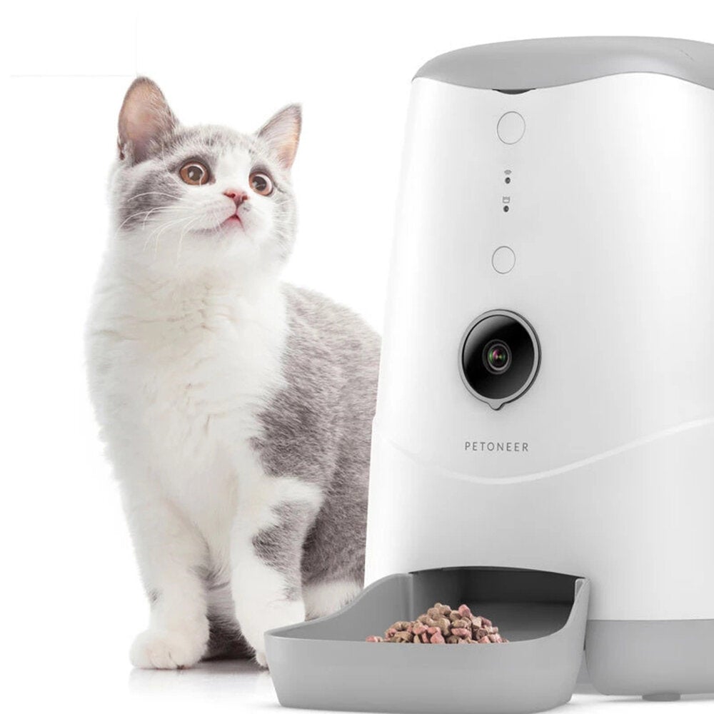 Smart Pets Autoxic Feeders with Camera 120 Wide-angle Night Vision Nutri Vision APP Control for Cats Dogs Feeding