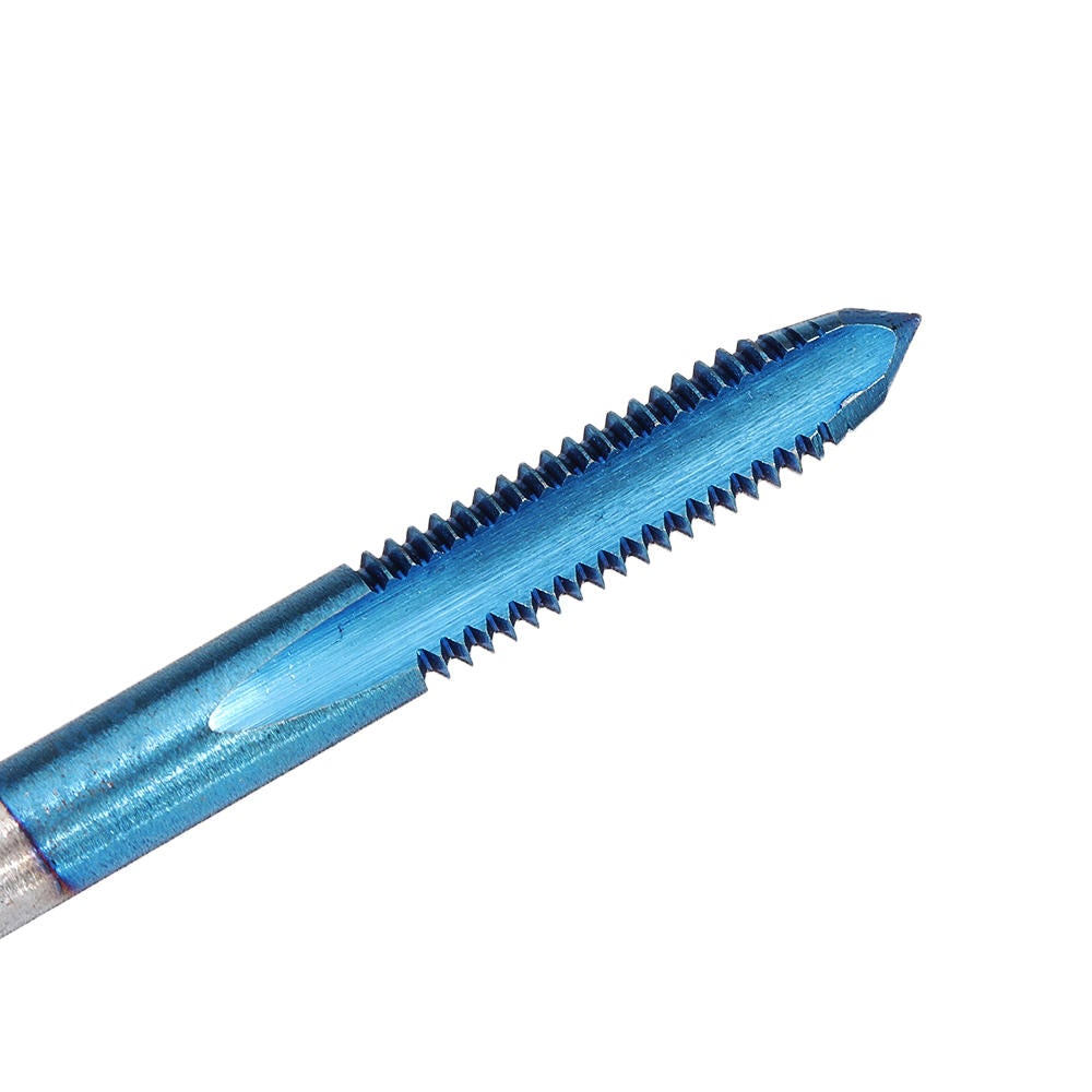 5Pcs M3-M8 Blue Coated Machine Screw Tap Drill Set Straight Flute Metric Thread Tap Drill Bit
