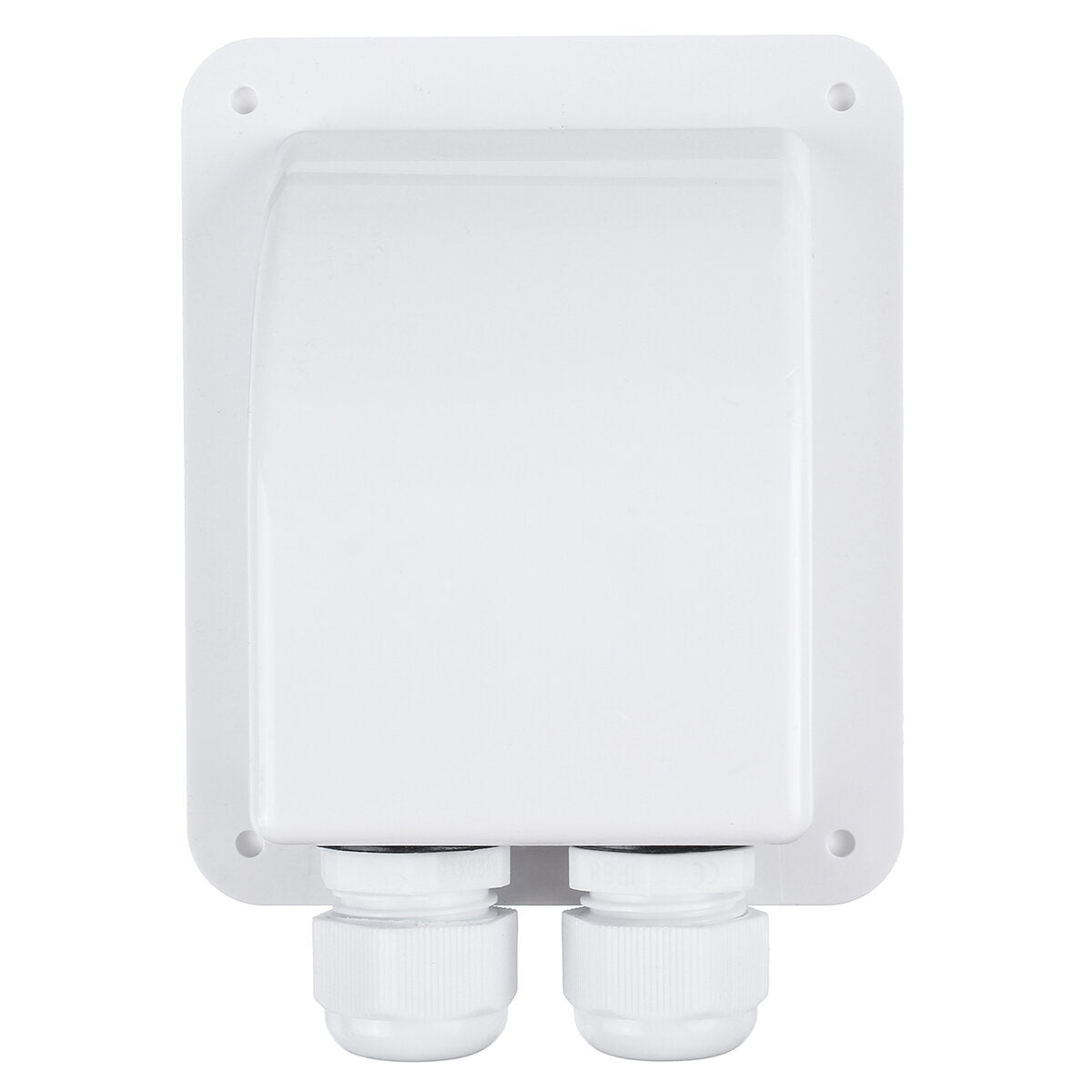 Double Roof Cable Entry Gland Box Solar Panel For RV Caravan Boat Van White