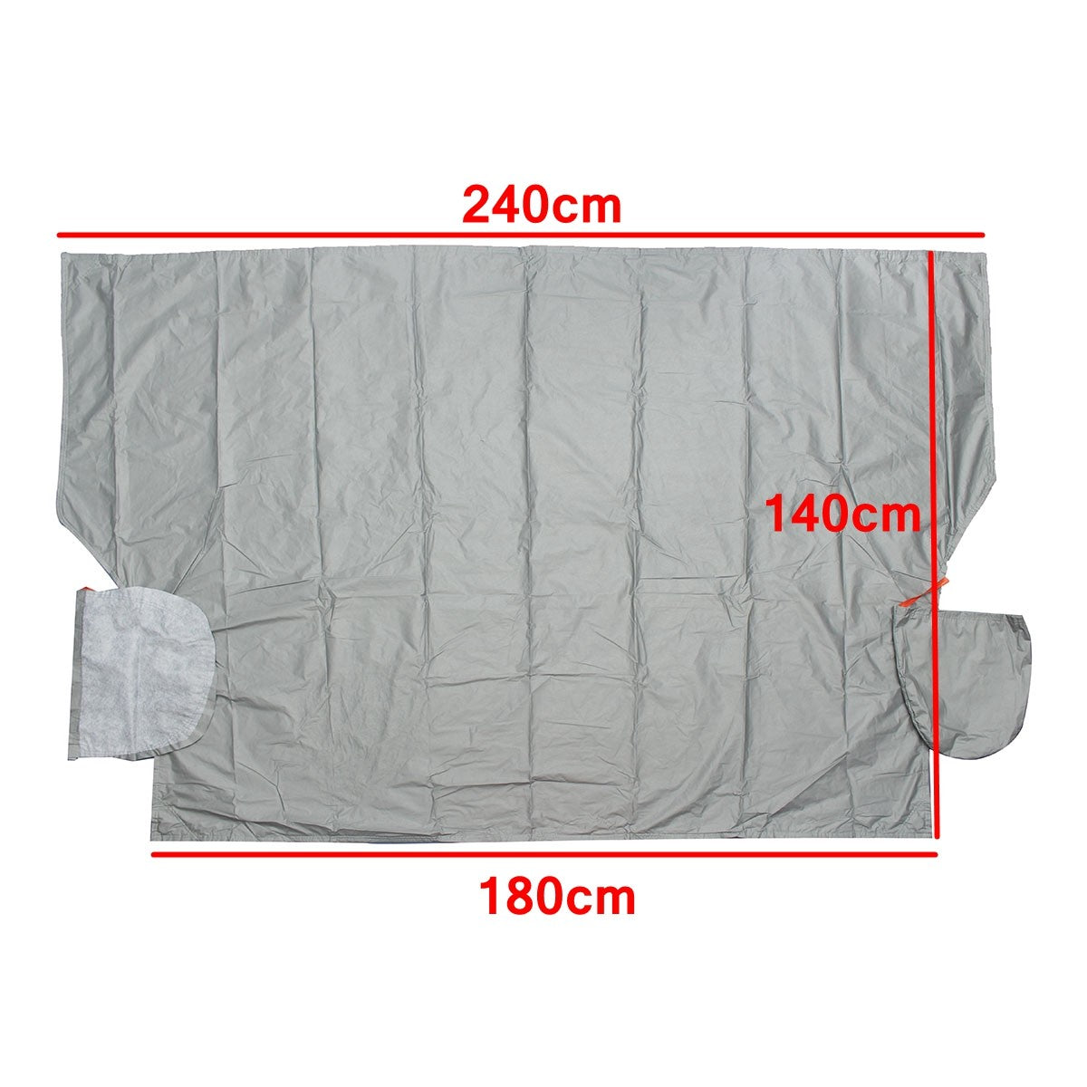 Magnetic Car Windscreen Cover Anti Snow Frost Ice Cotton Thickended with Mirror Protector