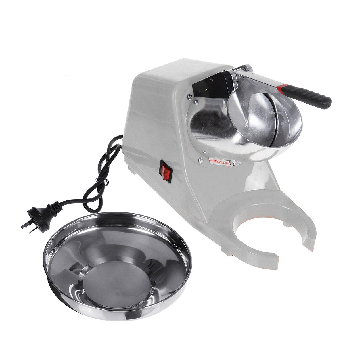 65KG/H 2200R/min Electric Ice Crusher Shaver Commercial Machine Snow Maker