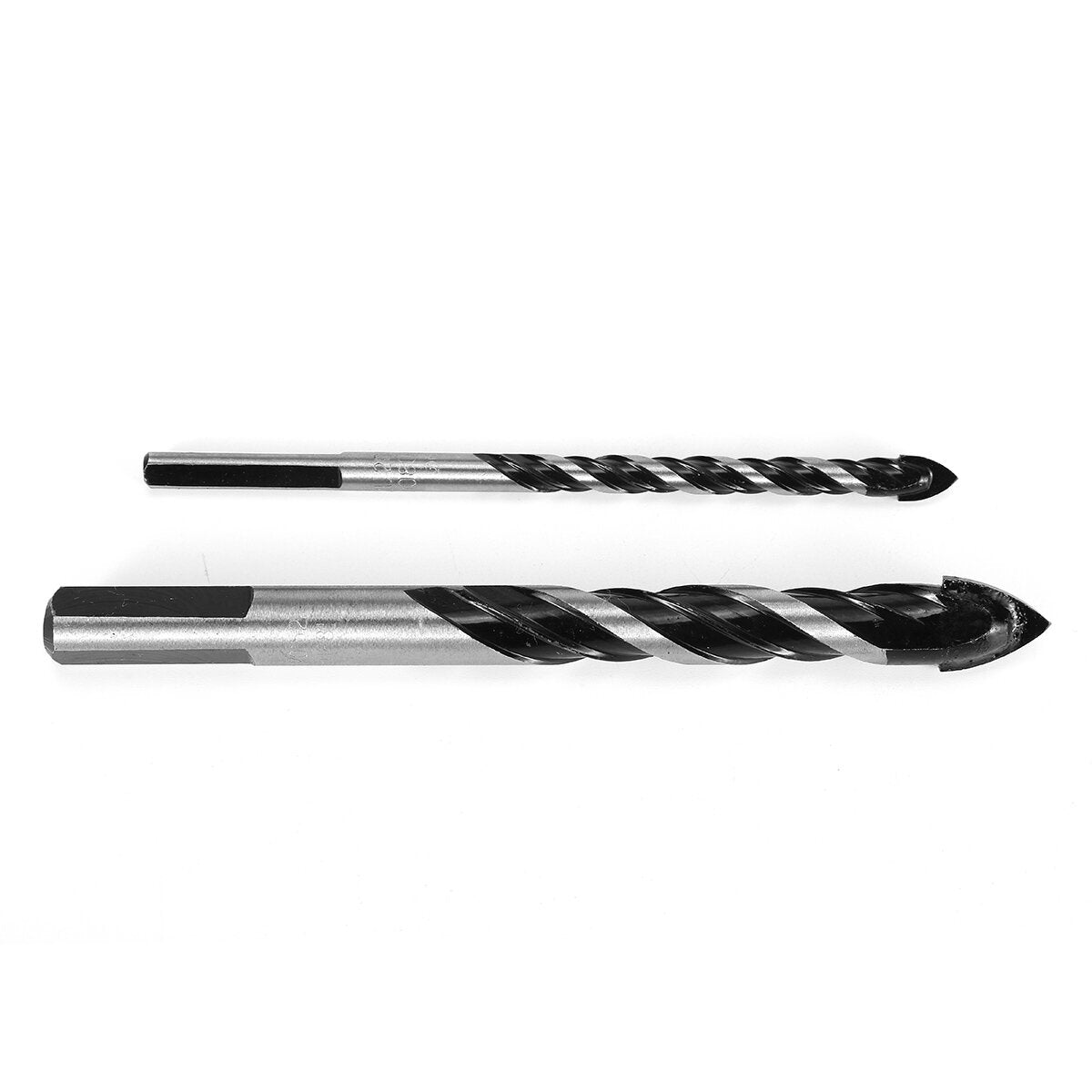 10Pcs Tungsten Carbide Drill Bit Set Twist for Porcelain Ceramic Tile Concrete Brick Glass Plastic Masonry and Woodworking