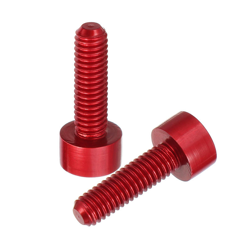 10pcs M3x10mm Hex Socket Cap Head Screws 7075 Aluminum Alloy Red
