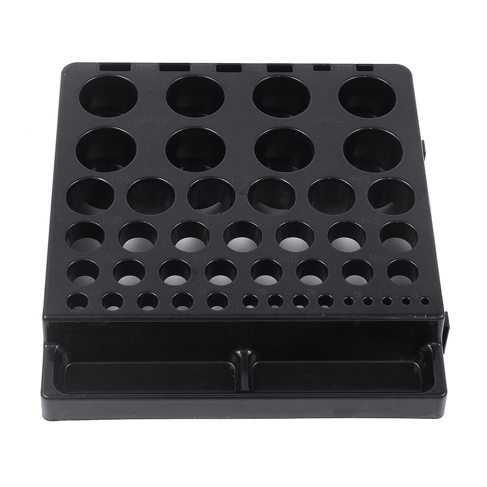 230x210x40mm Plastic Collet Chuck Storage Box Milling Cutter Storage Box ER Chuck Box Tool Parts Storage CNC Lathe Tool