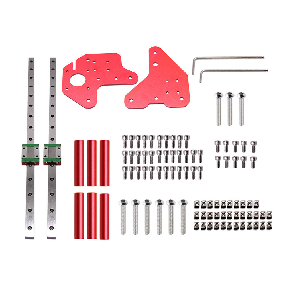 Dual Z-axis MGN12C Linear Guide with Mount Bracket Set Kit for Ender-3/3S/PRo 3D Printed Parts CR10 CR10V2