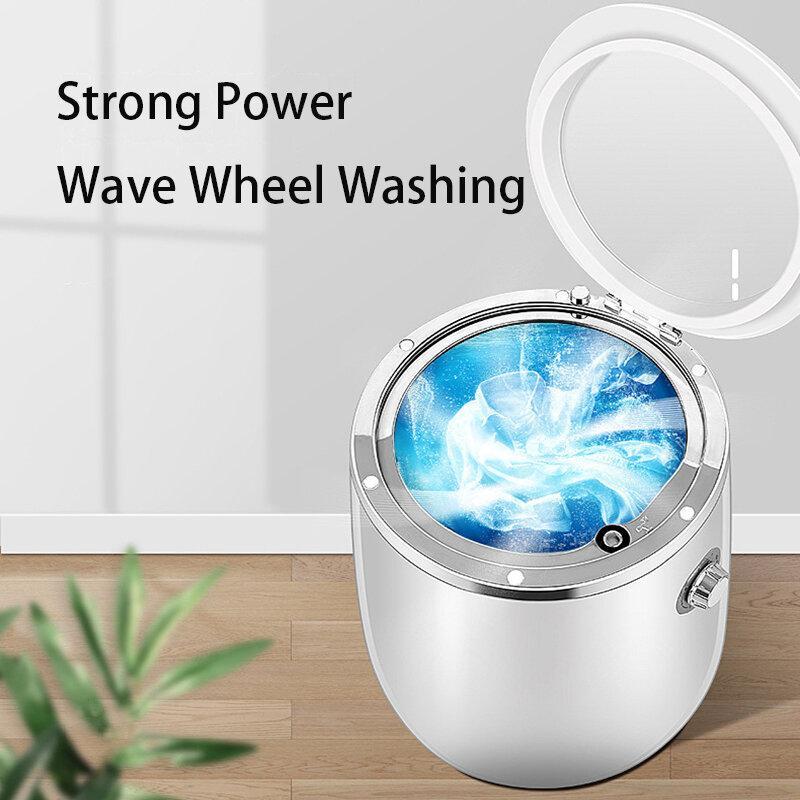 260W Portable Semi-Automatic Washing Machine Knob Control 740rpm Washer Dryer for Baby Clothes
