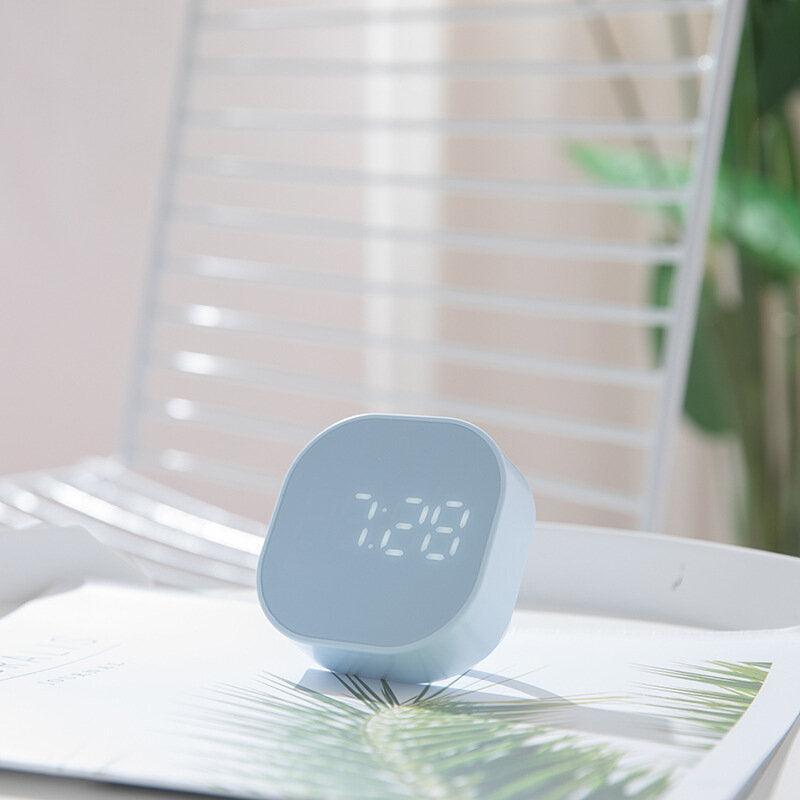 Timing Smart Small Alarm Clock Square Mini Cartoon Simple Digital Clock Luminous Electronic Clock
