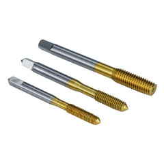 Titanium Coating Extrusion Taps M2-M12 Fluteless Forming Machine Plug Taps Metric Screw Thread Tap