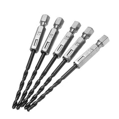 15pcs 3-5mm HSS Twist Drill Bit Set 1/4 Inch Hex Shank High Speed Steel Drill Bits