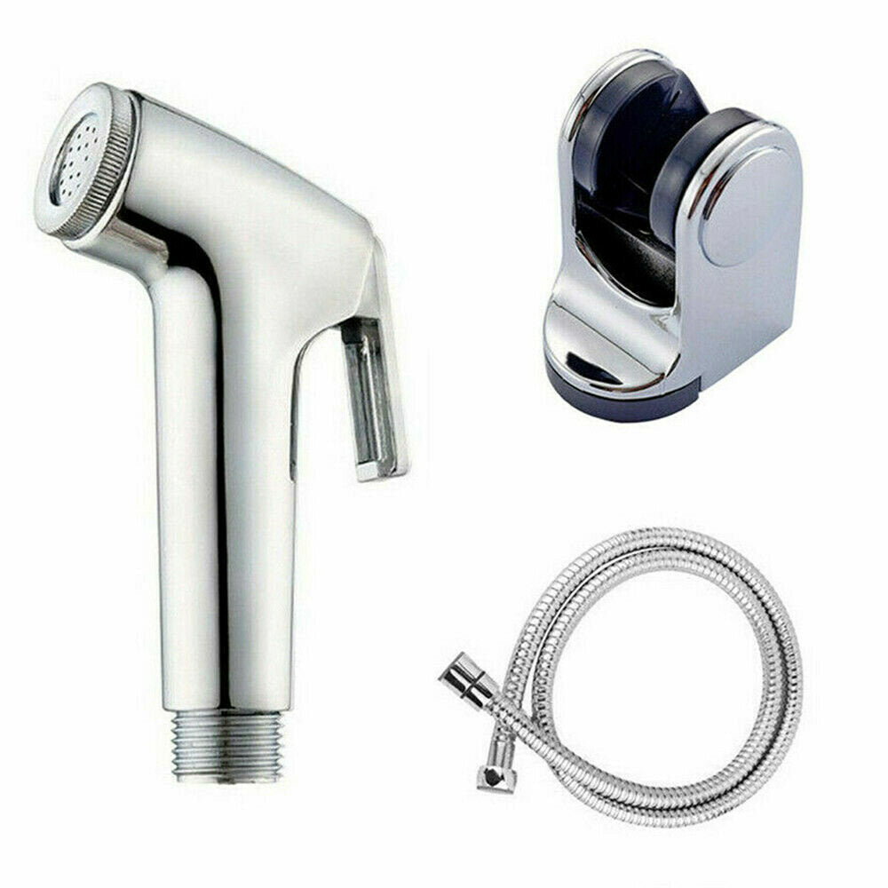 3PCS/SET Handheld Toilet Bidet Douche Sprayer Shower Hose Bracket Bathroom