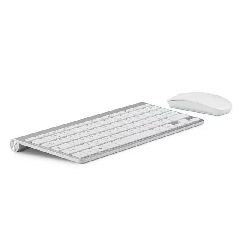 Wireless Keyboard and 1200DPI Wireless Ultra Thin Mouse Combo Set with USB Receiver For PC Computer
