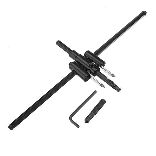 Adjustable 40-300mm Circle Hole Saw Cutter Wood Drywall Drill Bit Round Cutting Tool