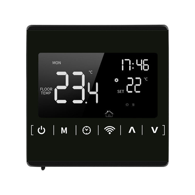 WIFI Touch Screen Temperature Controller 16A Wifi Thermostat for Electric Heating Support Voice Control 110V 220V
