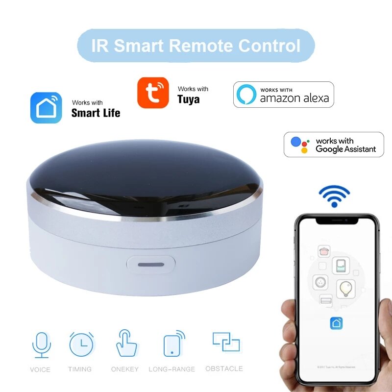 Smart Home Intelligent WIFI Infrared Remote Controller Voice Remote Control Works with Alexa Google Home