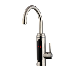 Electric Water Temperature Display Kitchen Tankless Instant Hot Faucet 3000W