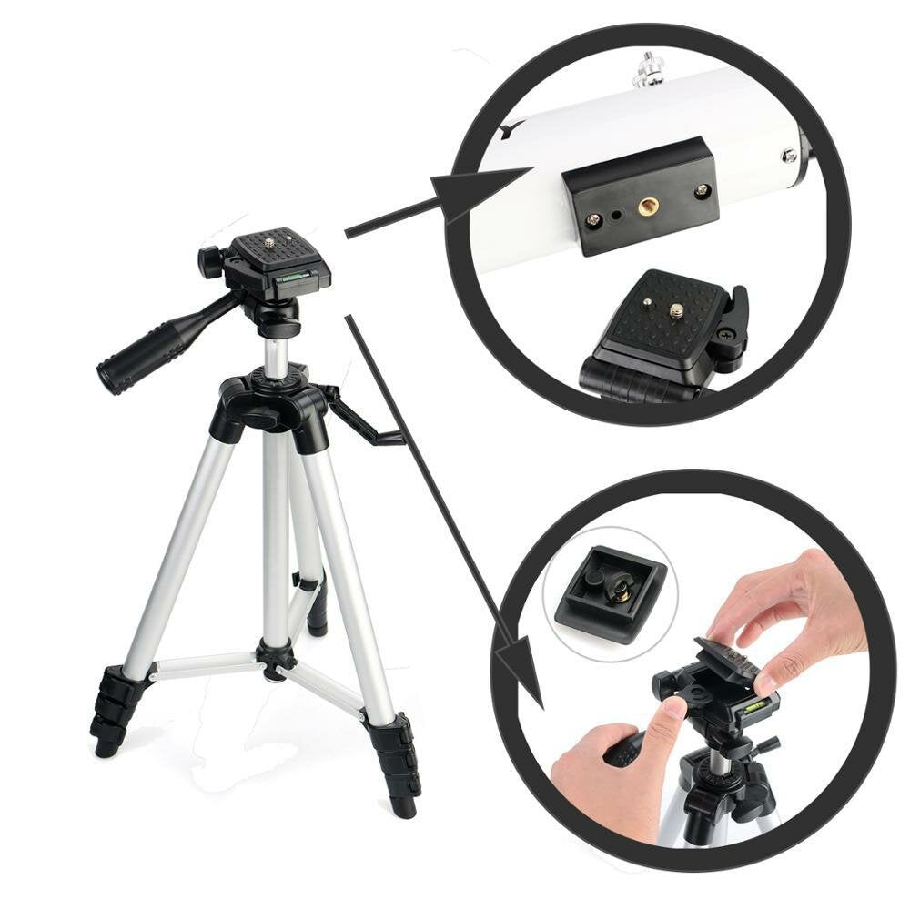 Astronomical Telescope 3X Barlow Lens Birds Vision Optical Finder Scope Monocular with Tripod