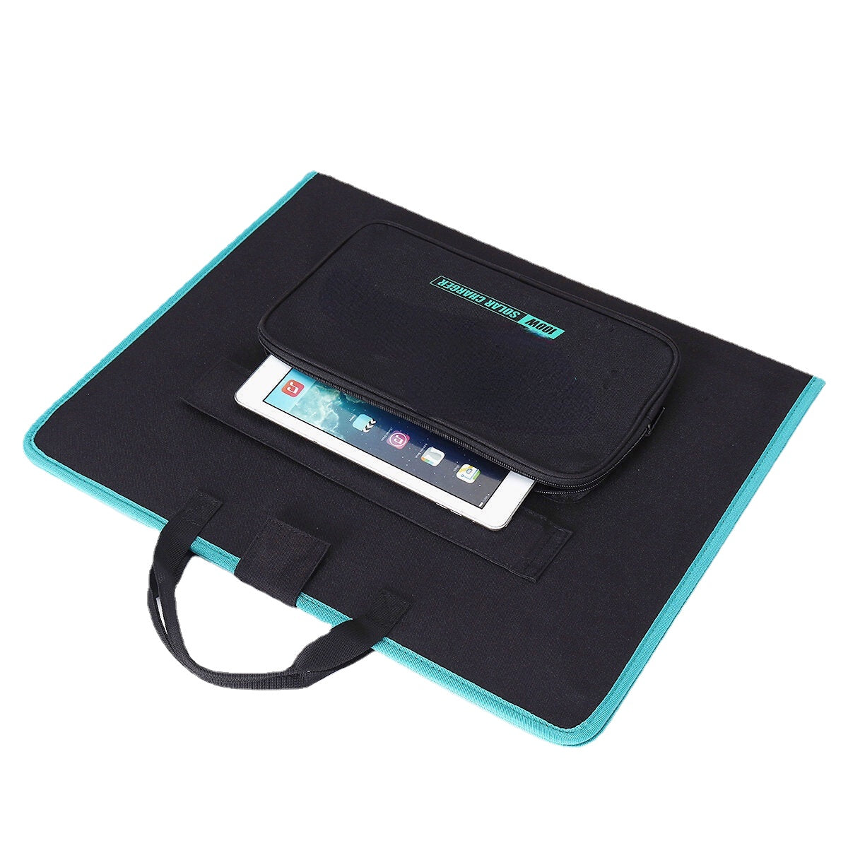 100W 18.15V Shingled Solar Panel Foldable Portable Waterproof Superior Monocrystalline Solar Power Cell Battery Charger for Car Outdoor Camping Phone