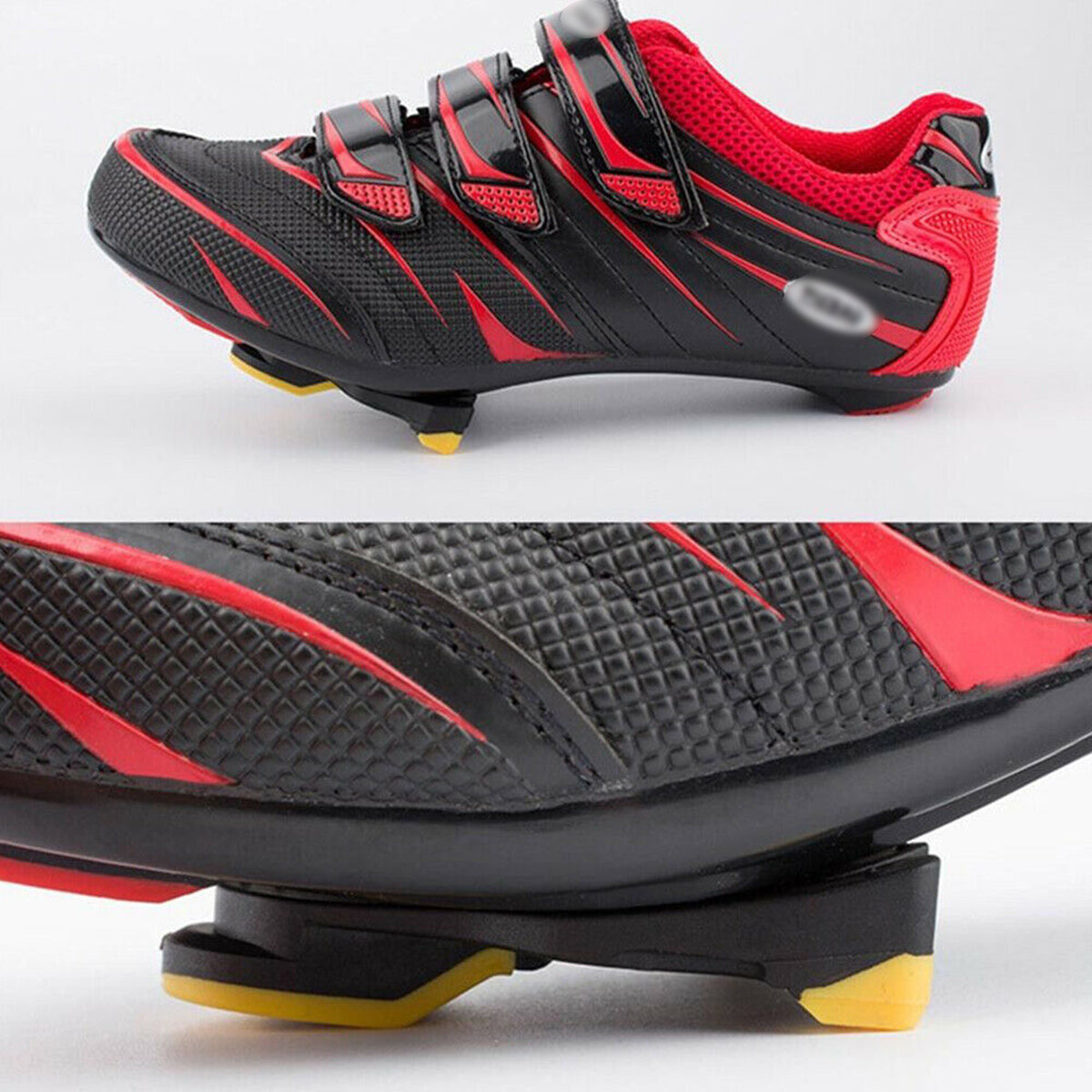 1 Pair Bike Shoes Pedals Breathable Anti-slip Cushioning Shoes Cleats Biding Cycling
