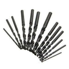 13pcs 1.5-6.5mm HSS Twist Drill Bit Straight Shank High Speed Steel Set