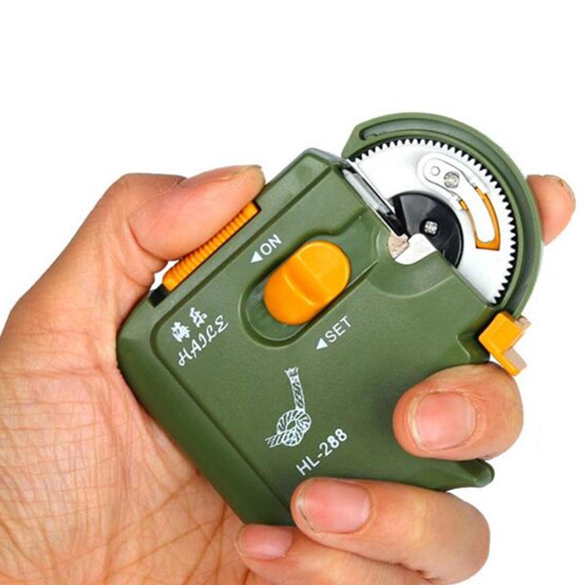 ABS Black Green Electric Fishing Hook Tier Automatic Tying Fishing Hook Device