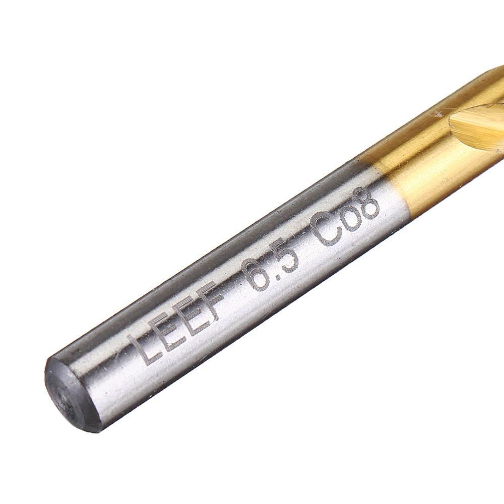 13Pcs Titanium Coated M42 Twist Drill Bit 8% High Cobalt HSS Drill Bit Set Industrial Grade 1.5-6.5mm for Stainless Steel Metal Wood