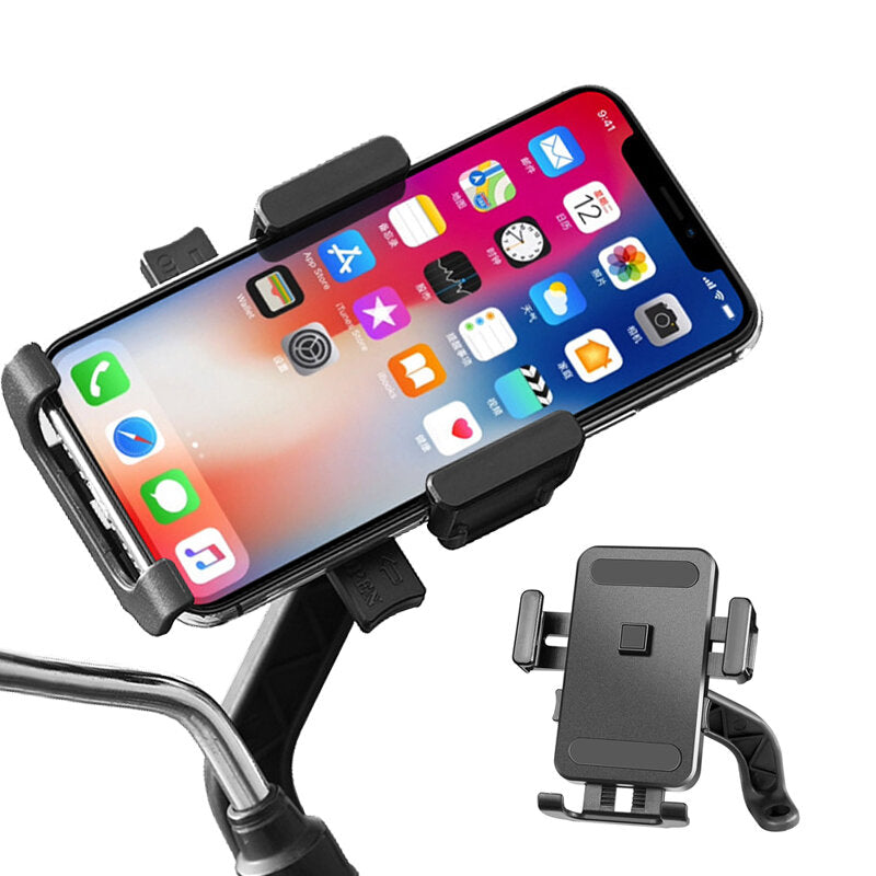 Bicycle Phone Holder Mobile GPS Support Electric Scooter MTB Bike Phone Mount Bike Handlebar Clip Bracket Stand