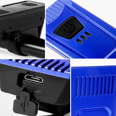650Lumens 4 Modes LED Bike Lights Battery Indicator 500mAh USB Rechargeable Waterproof Bike Front Light Outdoor Bicycle Light Cycling Light