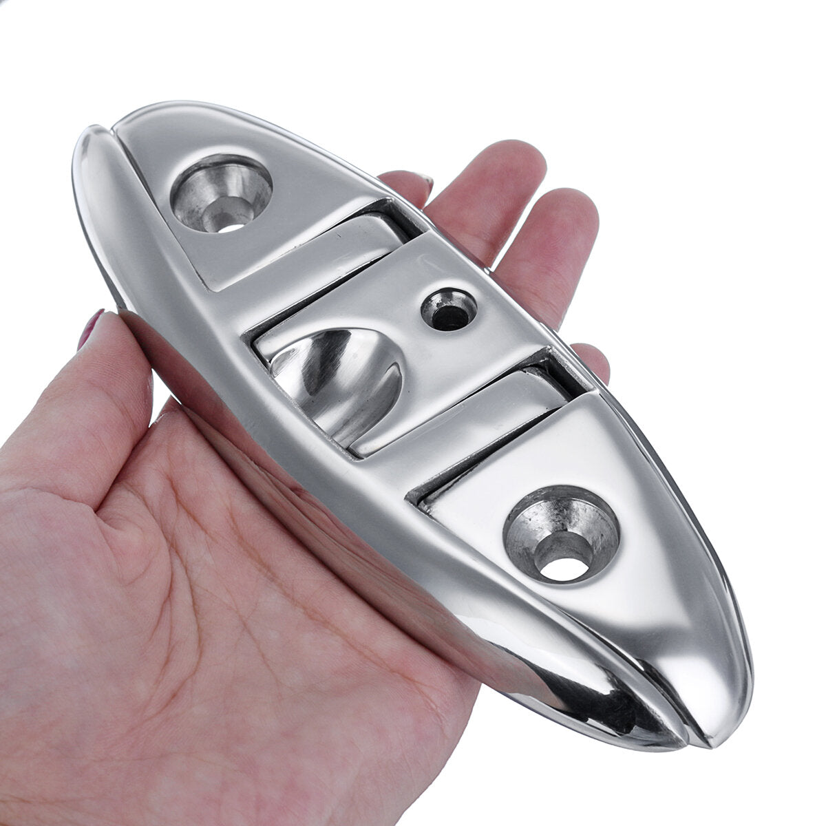 6'' 150mm Marine Flip Up Folding Pull Up Cleat Stainless Steel Boat Decorative Hardware