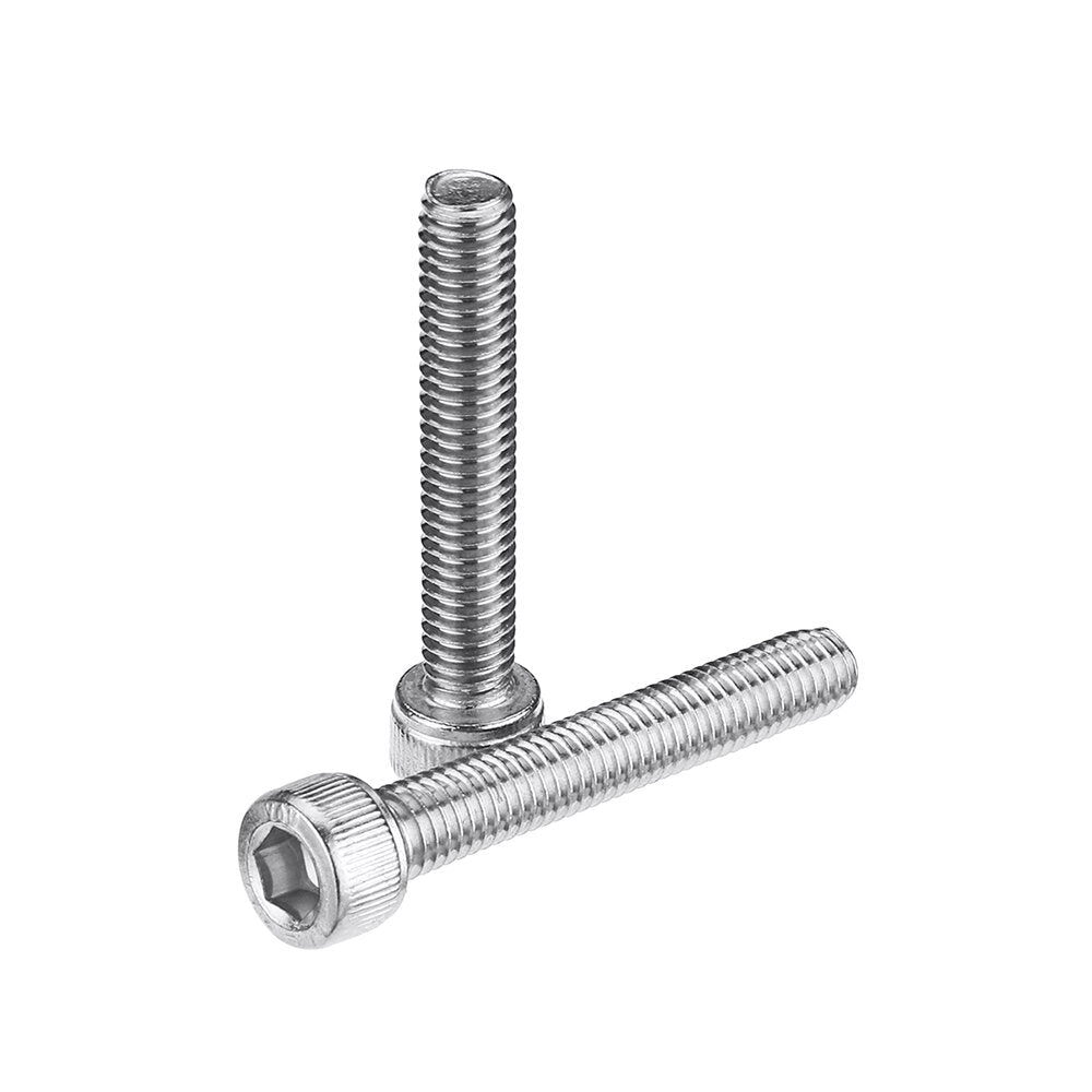 88Pcs M6 Hex Socket Cap Head Screw Bolts Assortment Set 304 Stainless Steel