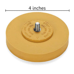 4 Inch Rubber Eraser Wheel Professional Pneumatic Tools Air Tire Buffer Glue for Electric Drill
