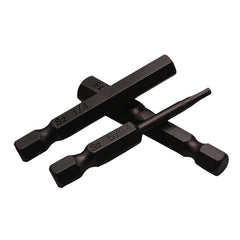 10pcs Screwdriver Set 50mm S2 Steel Black Hex Head Screwdriver Drill Bit Set