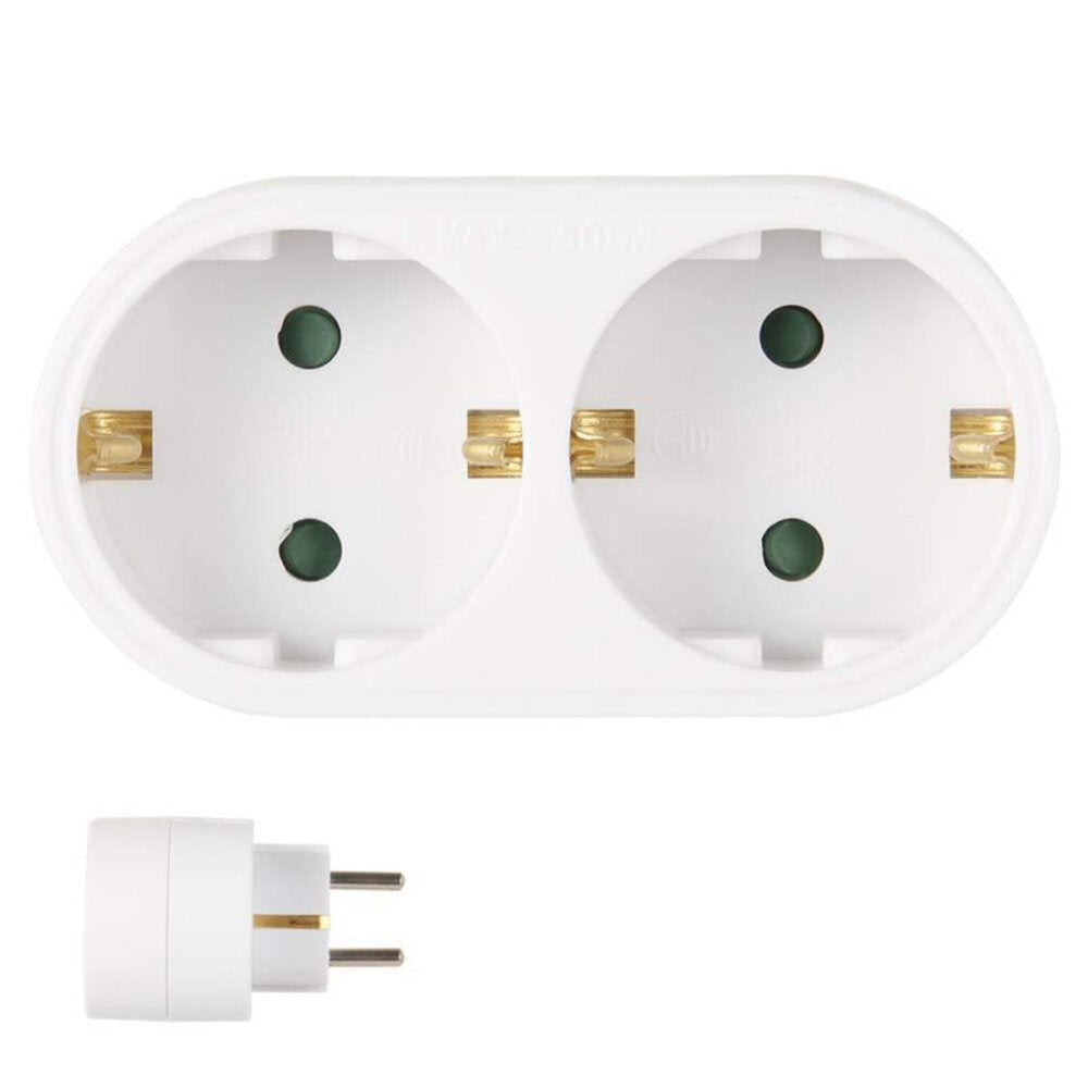 Power Convert Plug Wall Socket Power Strip Outlet Triple Adapter For Smart Home 3500W 16A 3way 2way 3pole