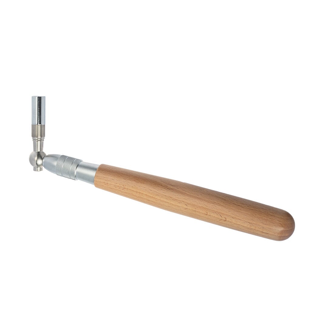 Professional Piano Wrench Maple Wood Handle Stainless Steel Hammer Tuner Tools Tuning Tool