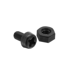 M3NH11 M3 Nylon Screw Black White Hex Screw Nut PCB Standoff Assortment Kit 180Pcs