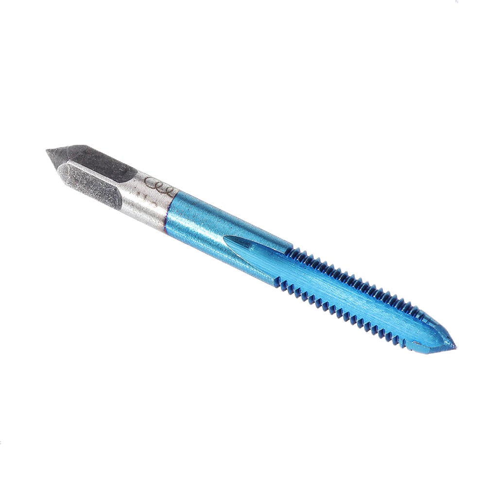 5Pcs M3-M8 Blue Coated Machine Screw Tap Drill Set Straight Flute Metric Thread Tap Drill Bit