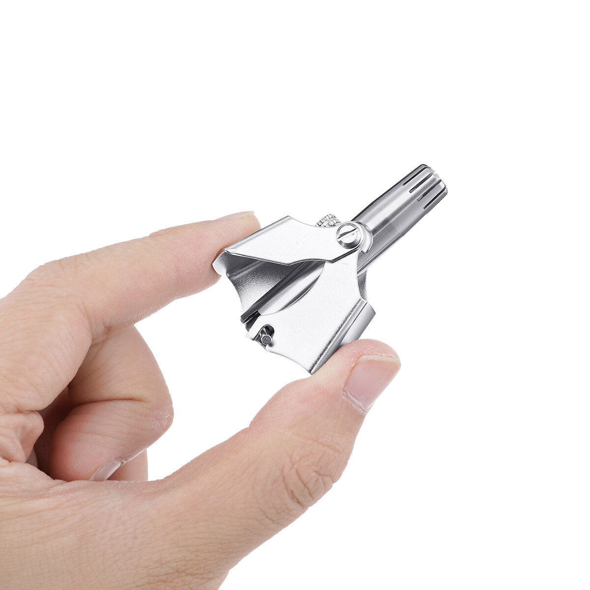 Portable Stainless Steel Manual Nose Hair Trimmer Cutter