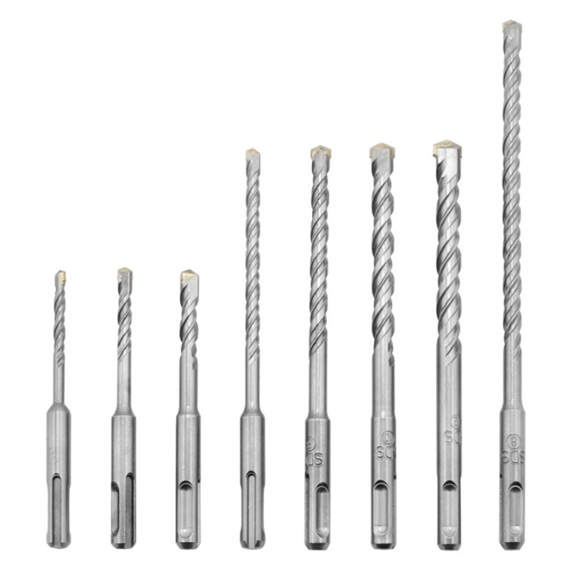 8Pcs 5-12mm Carbide Tip Electric Hammer Masonry Drill Bits SDS Plus Shank