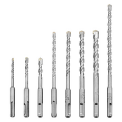 8Pcs 5-12mm Carbide Tip Electric Hammer Masonry Drill Bits SDS Plus Shank