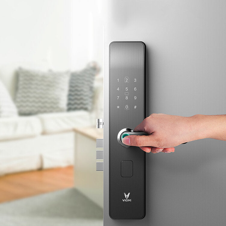 Smart Interconnection Door Lock Fingerprint Password Card app Remotely Identification Security Unlock
