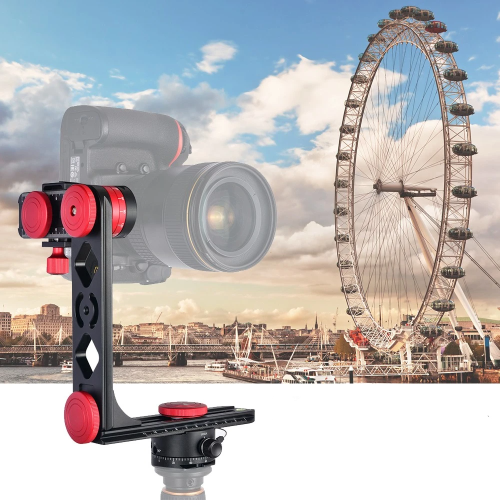 720° Panoramic Head Aluminium Alloy with Arca-Swiss Standard Ball Quick Release Plate Carry Bag