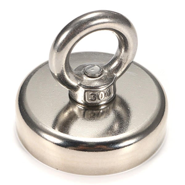 60mmx50mm 112kg Neodymium Recovery Magnet Metal Detector