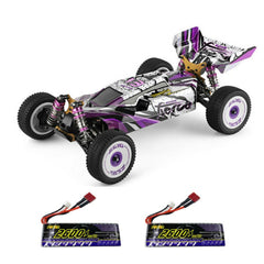 RTR Two/Three Upgraded 2600mAh Battery 2.4G 4WD 60km/h Metal Chassis RC Car Vehicles Models Toys