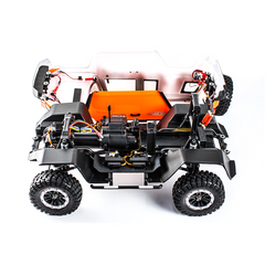 2.4G 4WD Portal Axle Locked Diff Crawler Truck LED Light RC Car Vehicles Models without Battery