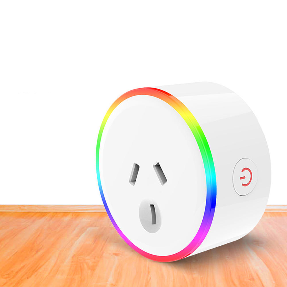 Plug Smart RGB LED Light Smart Wifi Socket Voice Control Works With Alexa Google Home XS-A18 AC100-240V 10A AU