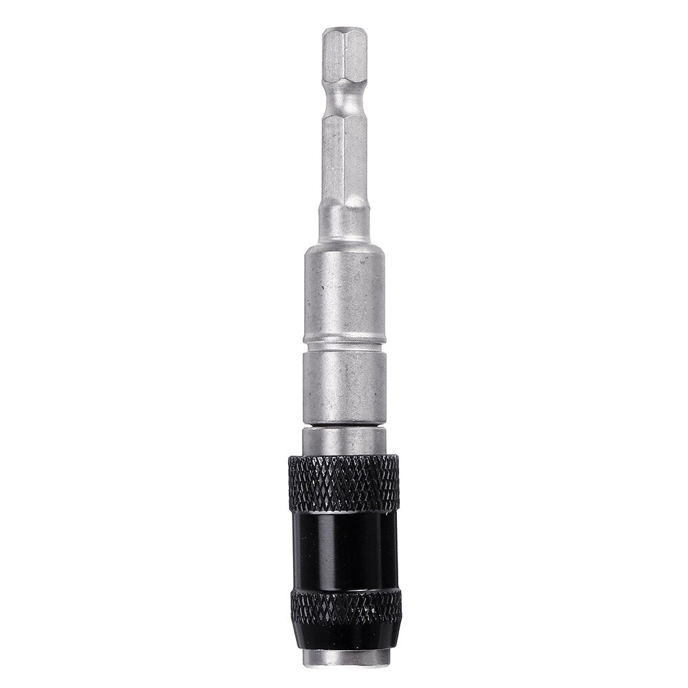 Black/Silver Magnetic Screw Holder Angle Magnetic Pivoting Bit Tip Holder Magnetic Screwdriver Drill Bit Drive Guide Extensions Adapter