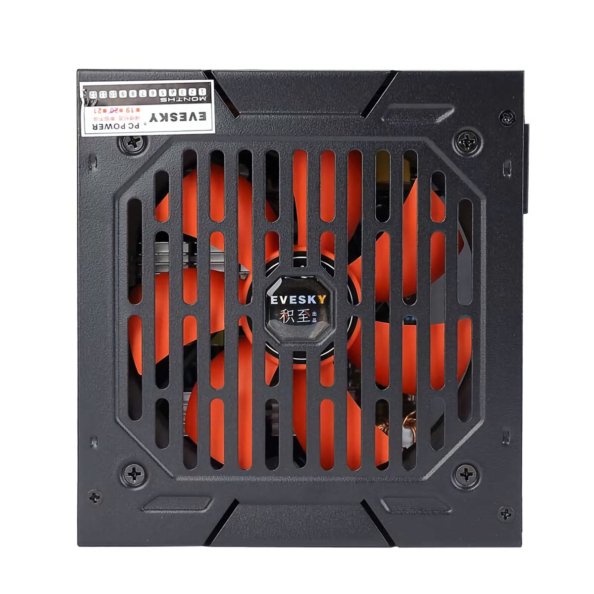 Computer Power Supply Rated 500W Desktop Host 12cm Fan Dual 6Pin Energy Saving Silent PC Power Supply Non-Modular