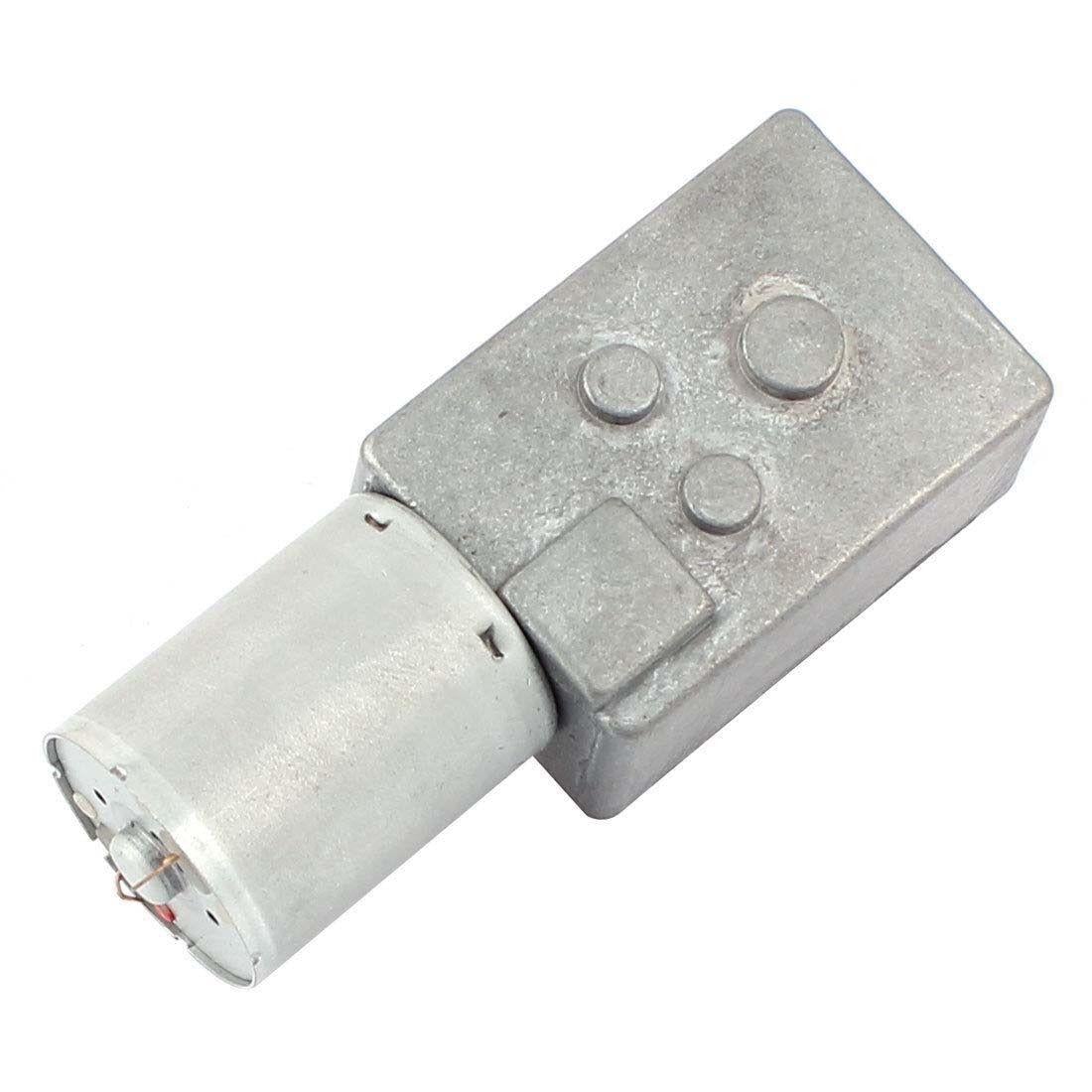 DC 12V 5RPM Worm Gear Motor 6mm Shaft High Torque Turbine Worm Gear Reduction Motor
