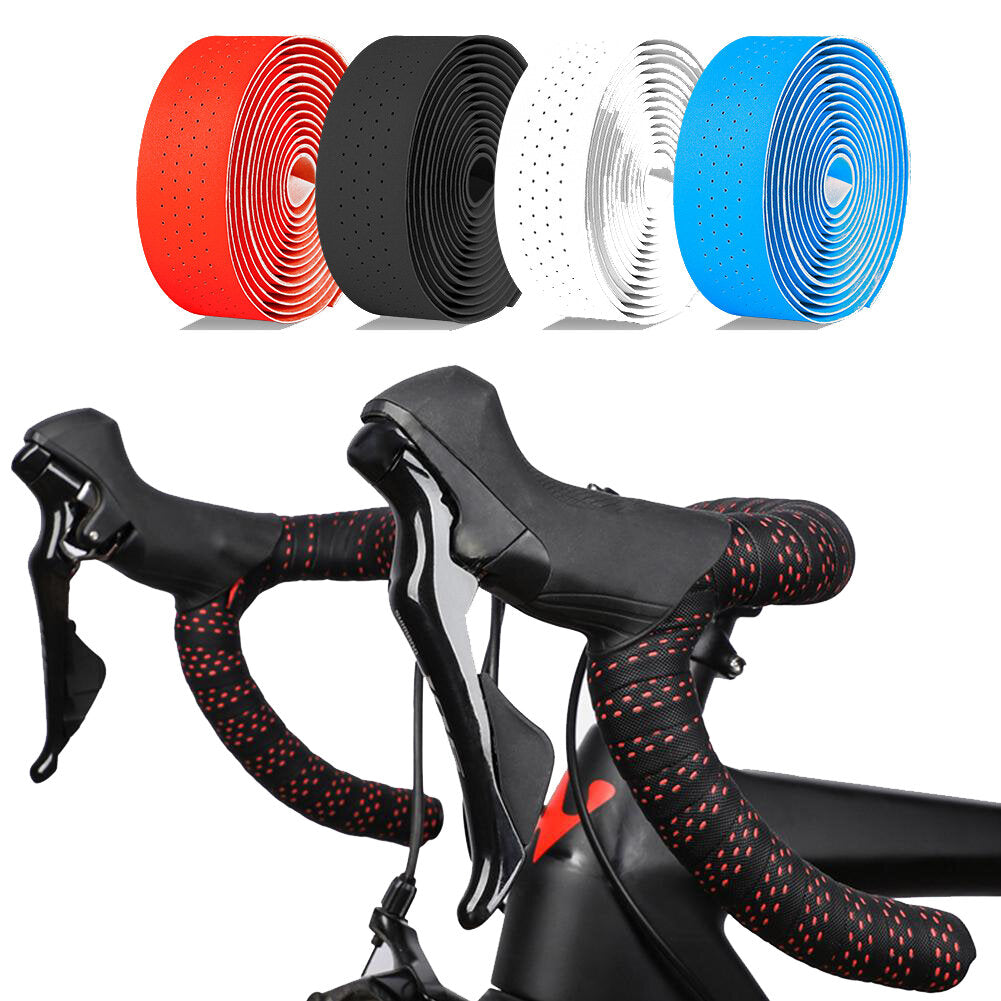 2PCS Soft Bicycle Handlebar Strap Anti-slip Wear-resistant EVA Bike Handlebar Tape Road Bike Grip Tape