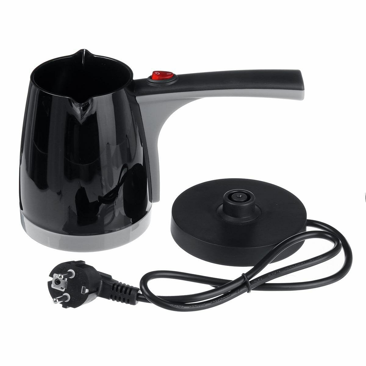 Electric Coffee Pot Italian Moka Pot Milk Making Machine Quick Heat 1000W